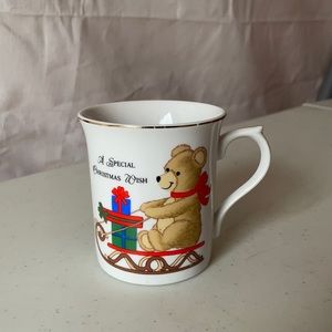 Papel Coffee Mug A SPECIAL CHRISTMAS WISH Japan Teddy Bear Gift Collectible